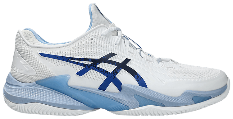 Asics Court FF 3 Novak Clay White Tuna Blue