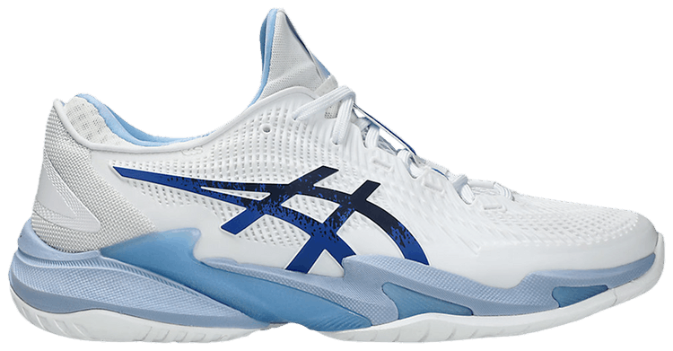 Asics Court FF 3 Novak White Tuna Blue