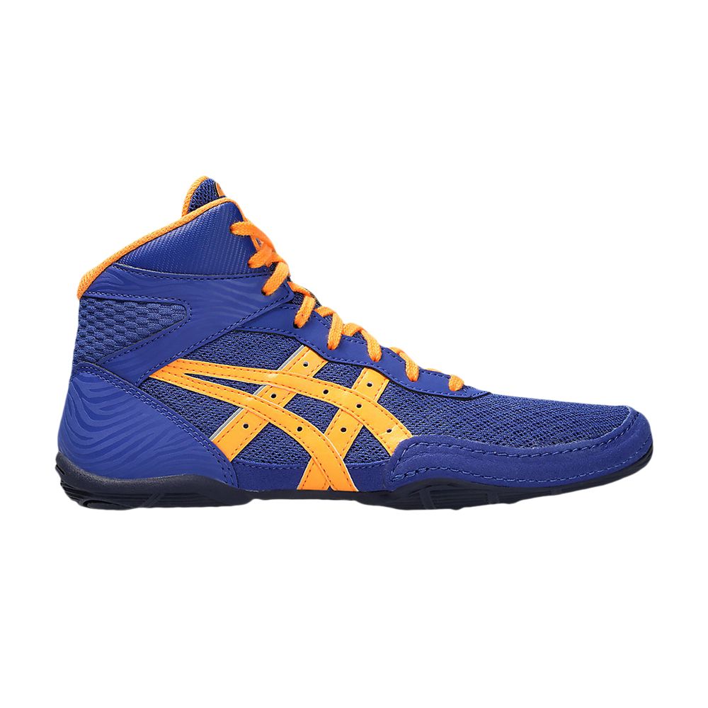 Pre-owned Asics Matflex 7 Gs 'dark Cobalt Orange Pop' | Blue | Kid's Size 11