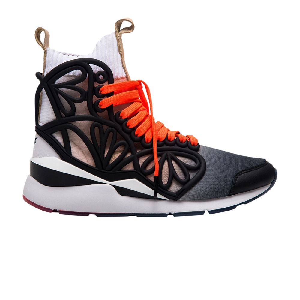 Pre-owned Puma Sophia Webster X Wmns Pearl Cage Mid Fade 'black Orange' | Women's Size 7.5
