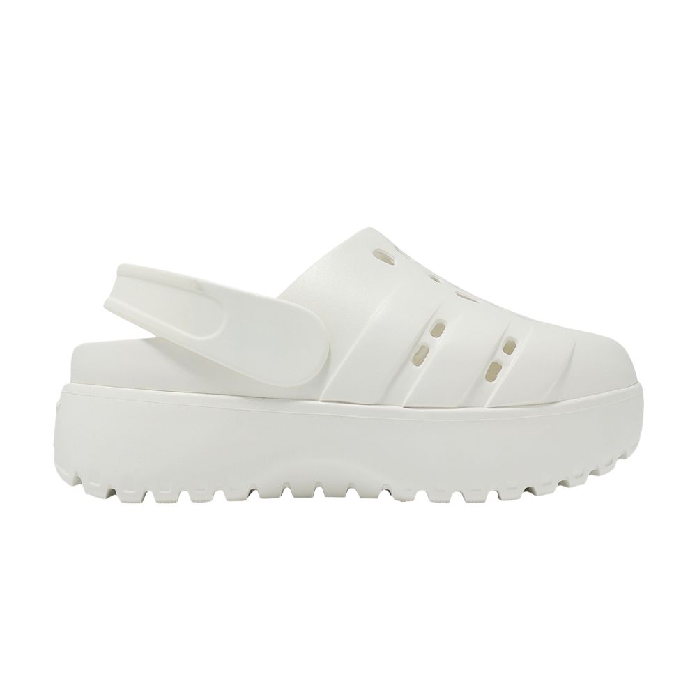 Pre-owned Adidas Originals Adidas Wmns Adilette Platform Clog 'cream White' | Women's Size 9