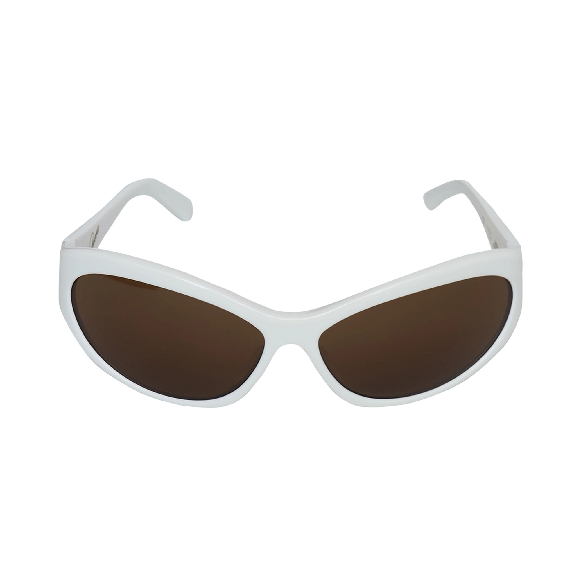 Pre-owned Vaquera Cat Eye Sunglasses 'white' | Men's Size Onesize