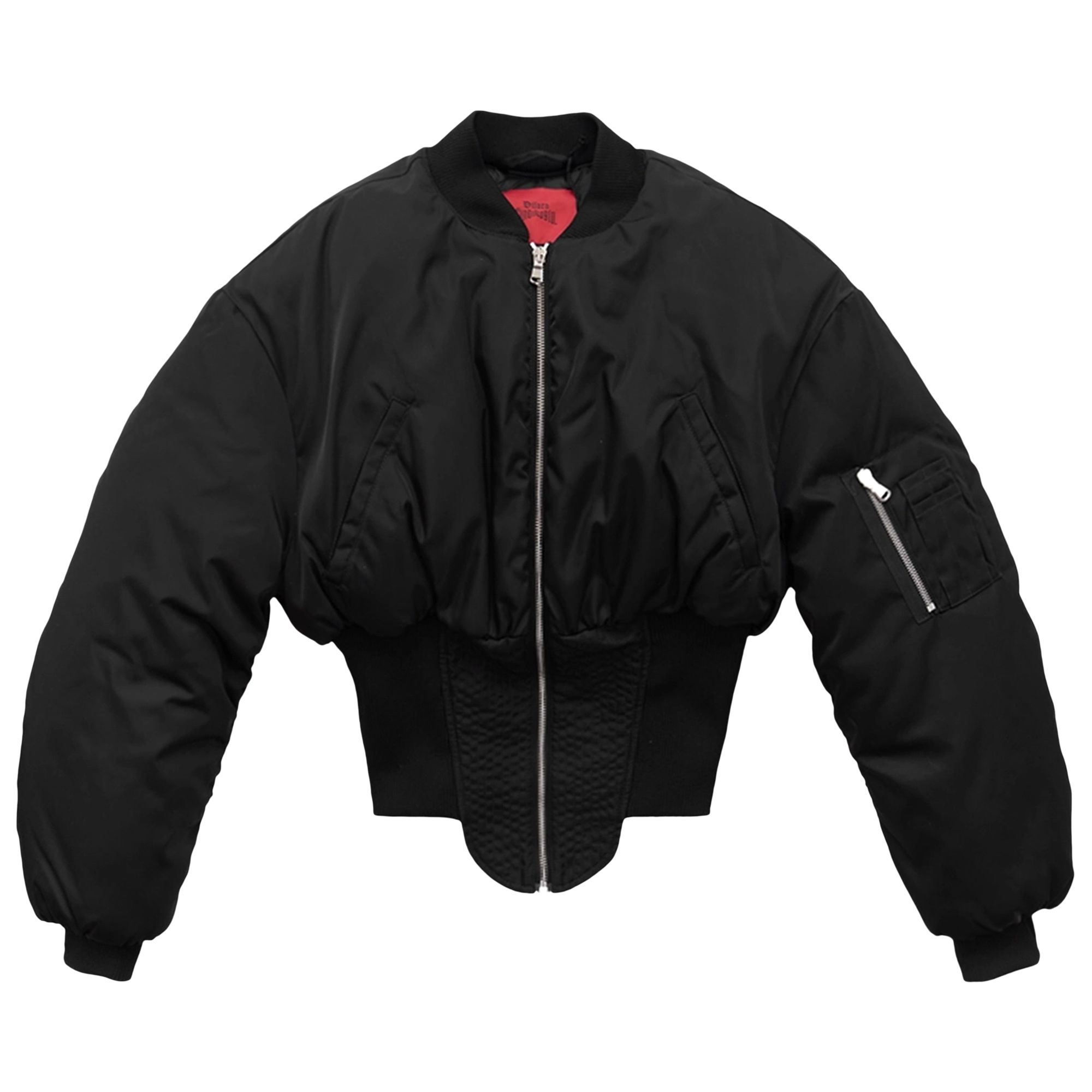 Pre-owned Dilara Findikoglu Corseted Regeneration Bomber Jacket 'black' | Women's Size 42