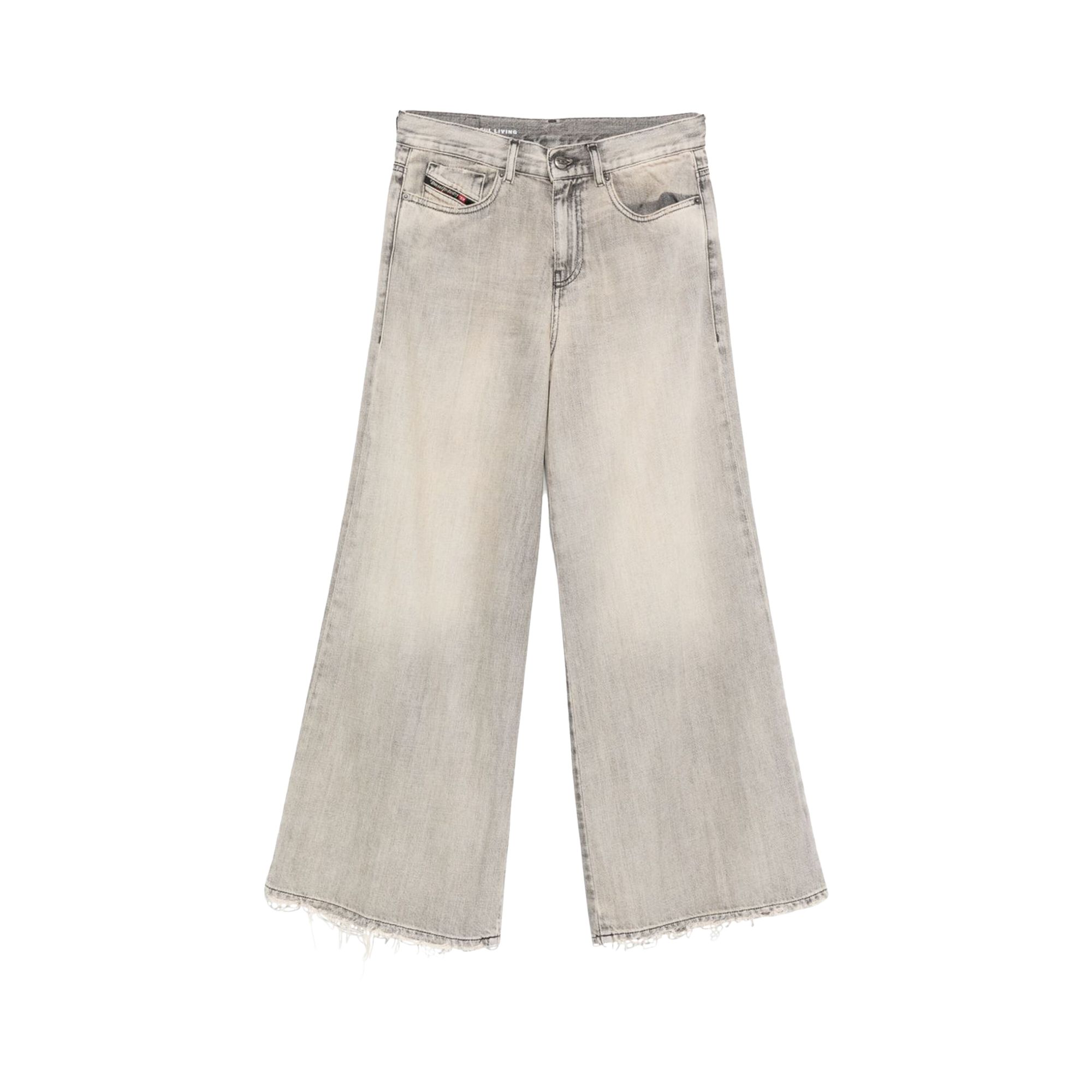 Pre-owned Diesel 1978 D-akemi Trousers 'black/denim' | Women's Size 24