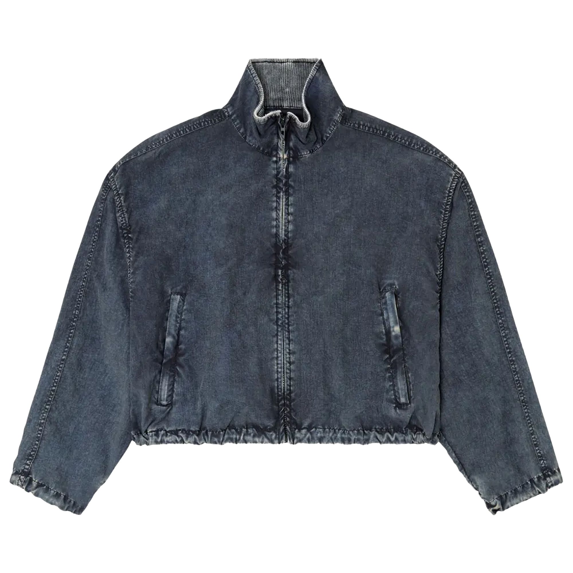 Pre-owned Diesel G-leam-r1 Jacket 'black/denim' | Women's Size 38