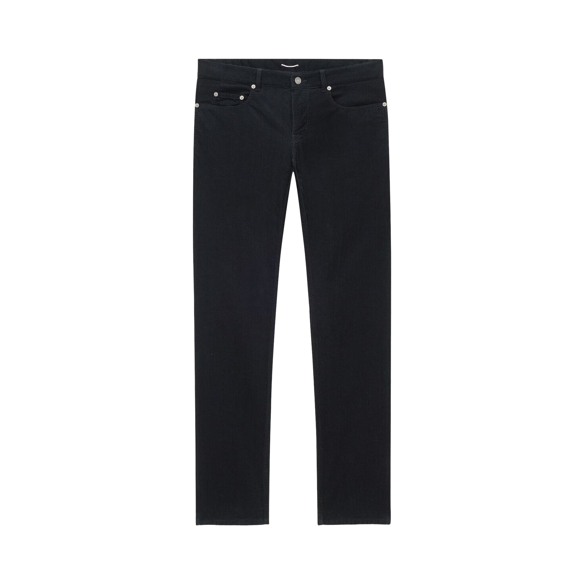 Pre-owned Saint Laurent Relaxed Slim Pants 'deep Faded Black' | Men's Size 32