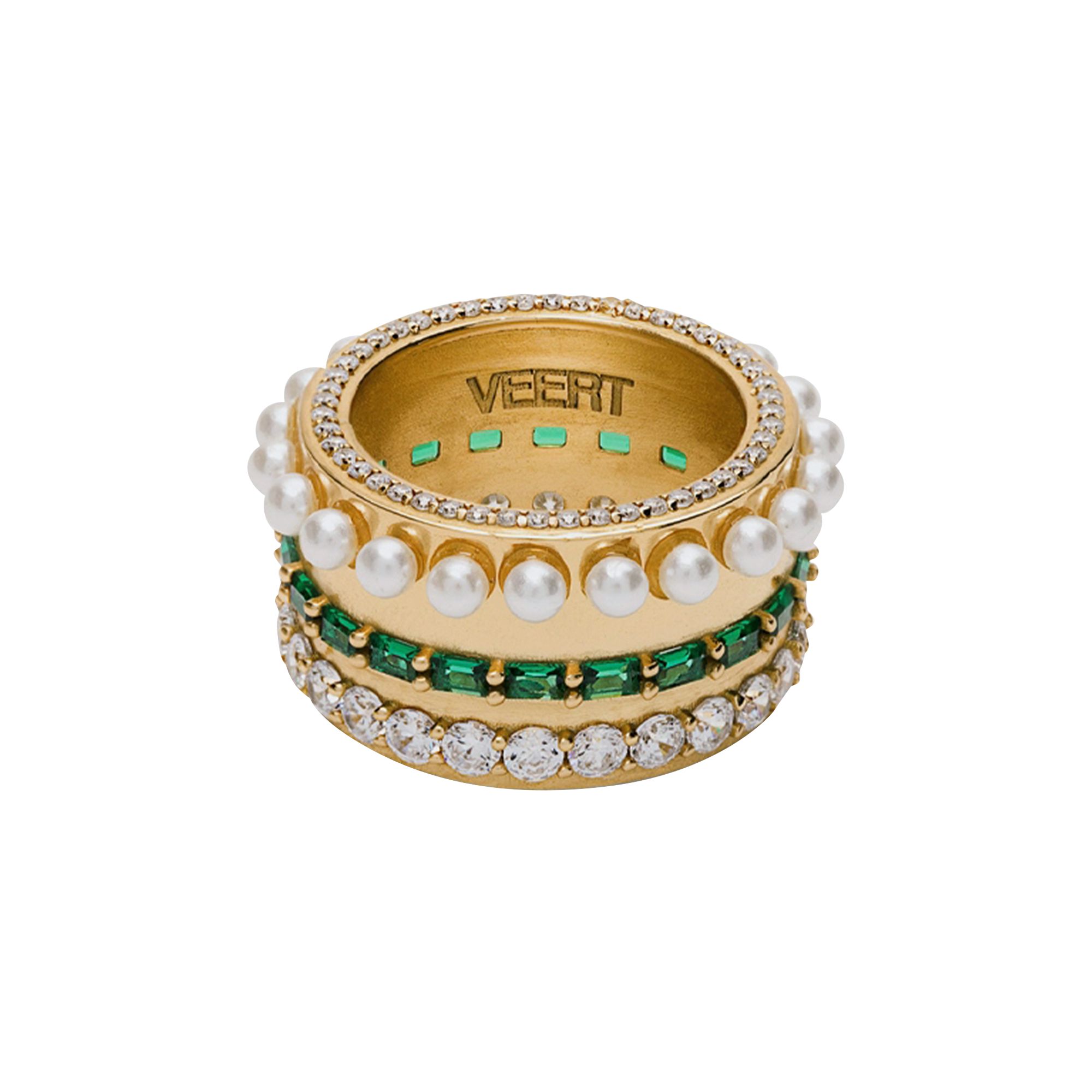 Pre-owned Veert The Thick Layered Ring 'yellow Gold' | Men's Size 9