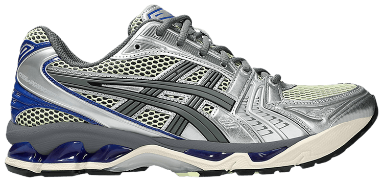 Asics Gel Kayano 14 Soft Yellow Silver Blue