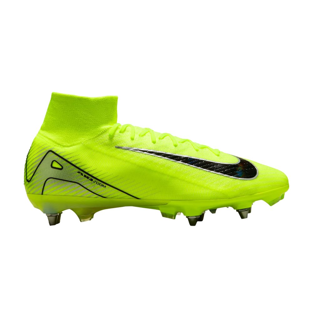 Pre-owned Nike Zoom Mercurial Superfly 10 Elite Sg 'mad Voltage Pack' | Green | Men's Size 8
