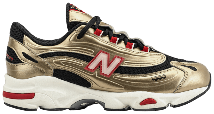 New Balance 1000 Big Kid Metallic Gold Shoe Palace Exclusive
