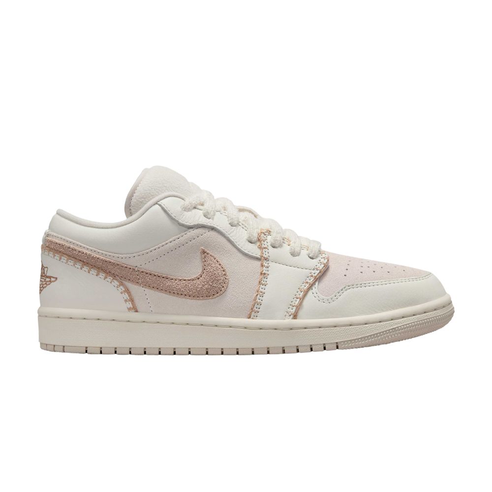 Pre-owned Air Jordan Wmns  1 Low 'hemp' | Cream | Women's Size 7 In White