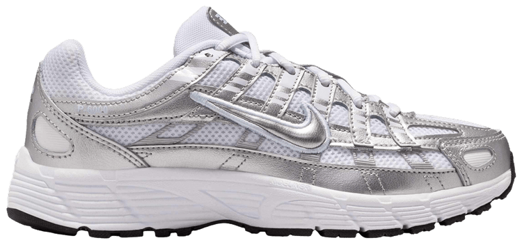 Nike P 6000 GS White Metallic Silver