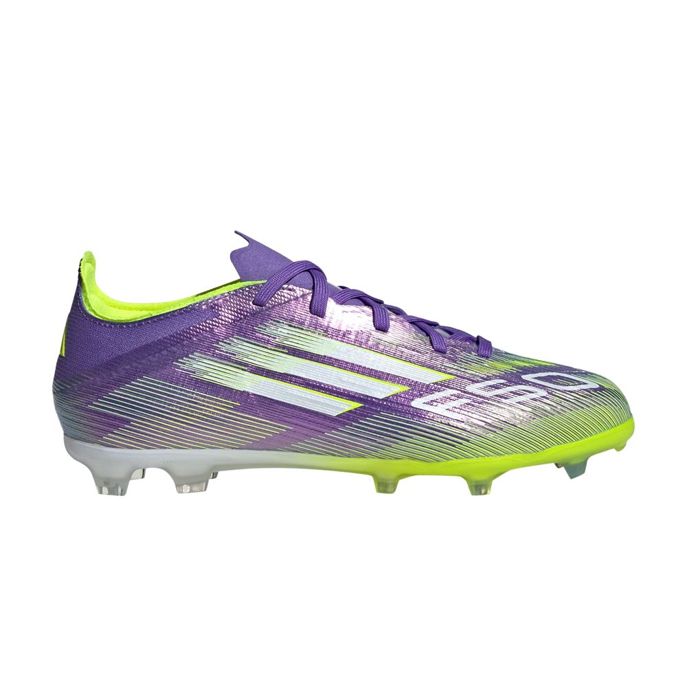 adidas Adizero F50 Elite FG K 'Radiant Blaze Pack' | Purple | Kid's Size 13.5 - JH7714
