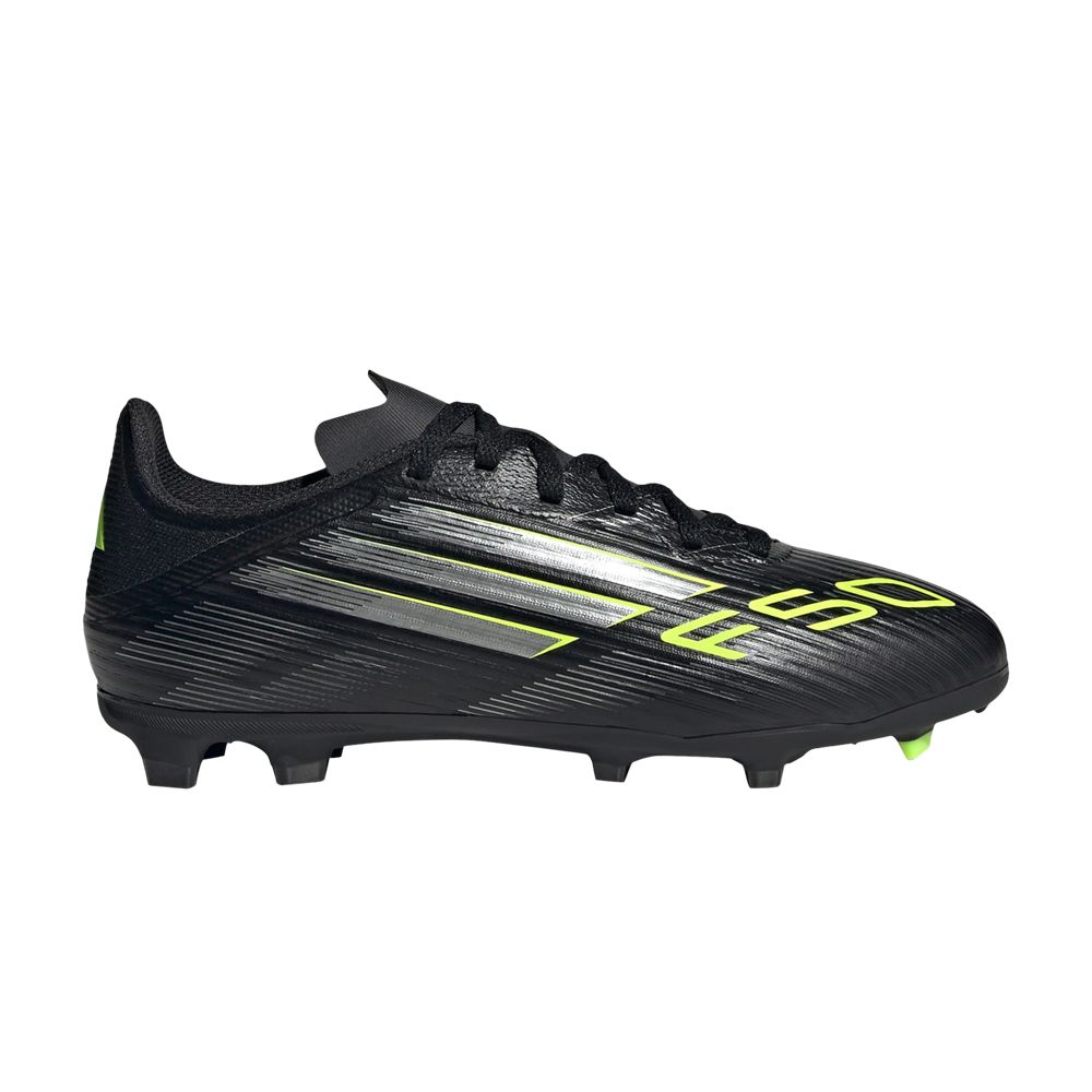 adidas Adizero F50 League FG MG K 'Electric Stealth Pack' | Black | Kid's Size 4.5 - JH7744
