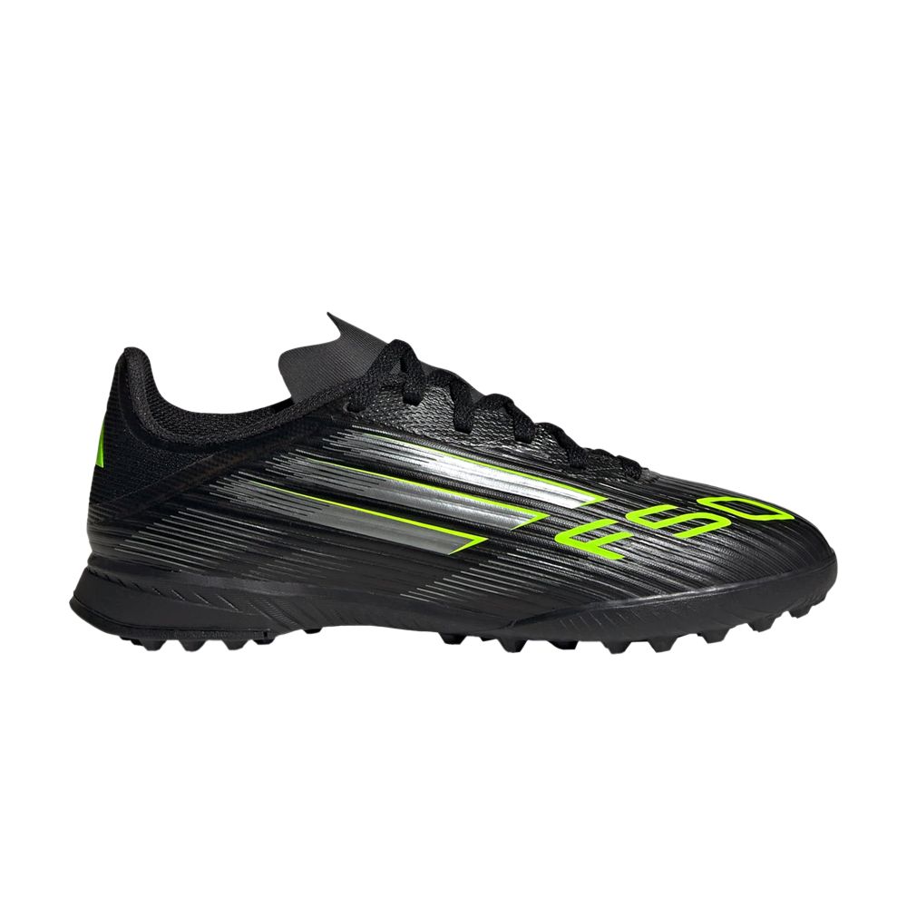 adidas Adizero F50 League TF K 'Electric Stealth Pack' | Black | Kid's Size 3.5 - JH9999