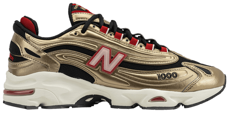 New Balance 1000 Metallic Gold Shoe Palace Exclusive