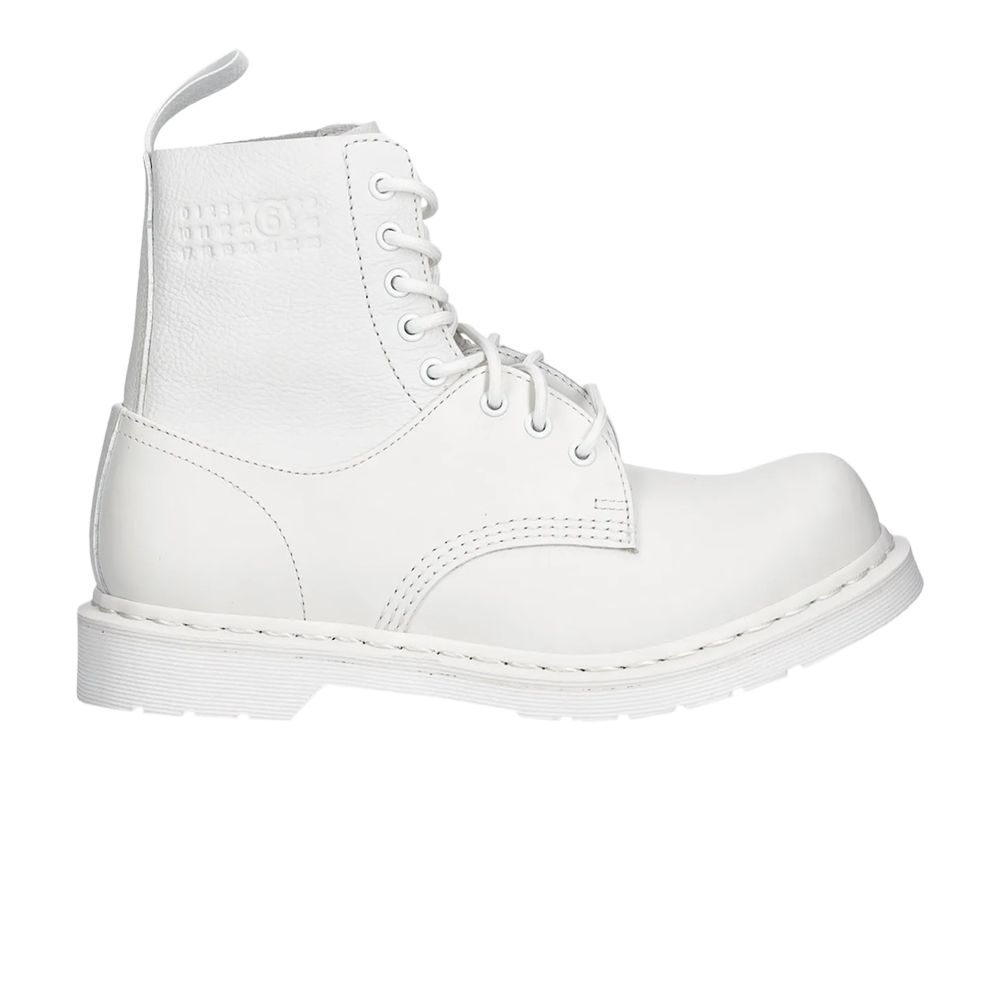 Pre-owned Dr. Martens' Dr. Martens Mm6 Maison Margiela X 1460 Twisted And Reimagined 'white' | Men's Size 7.5