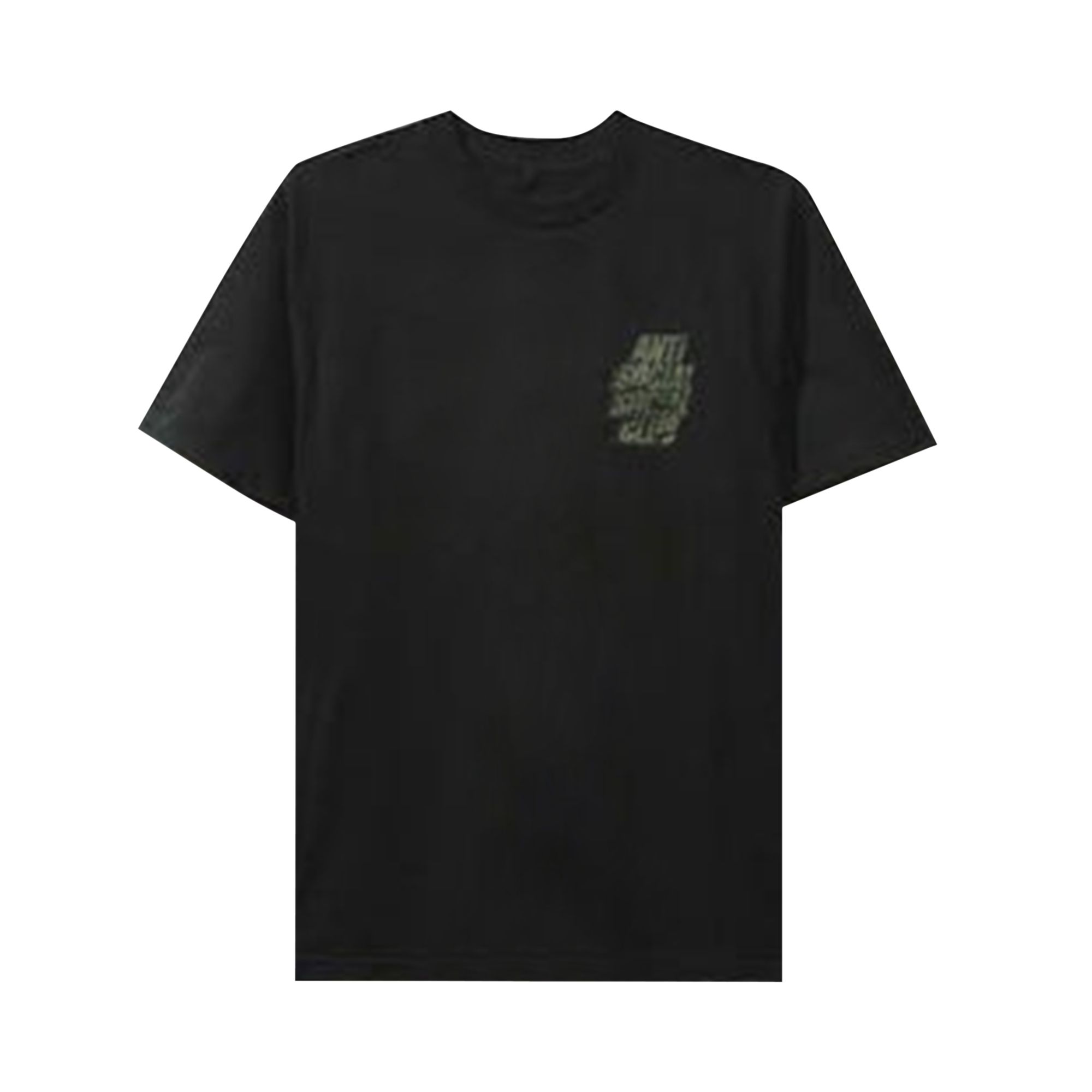 Pre-owned Anti Social Social Club Blocked Camo Tee 'black' | Men's Size S