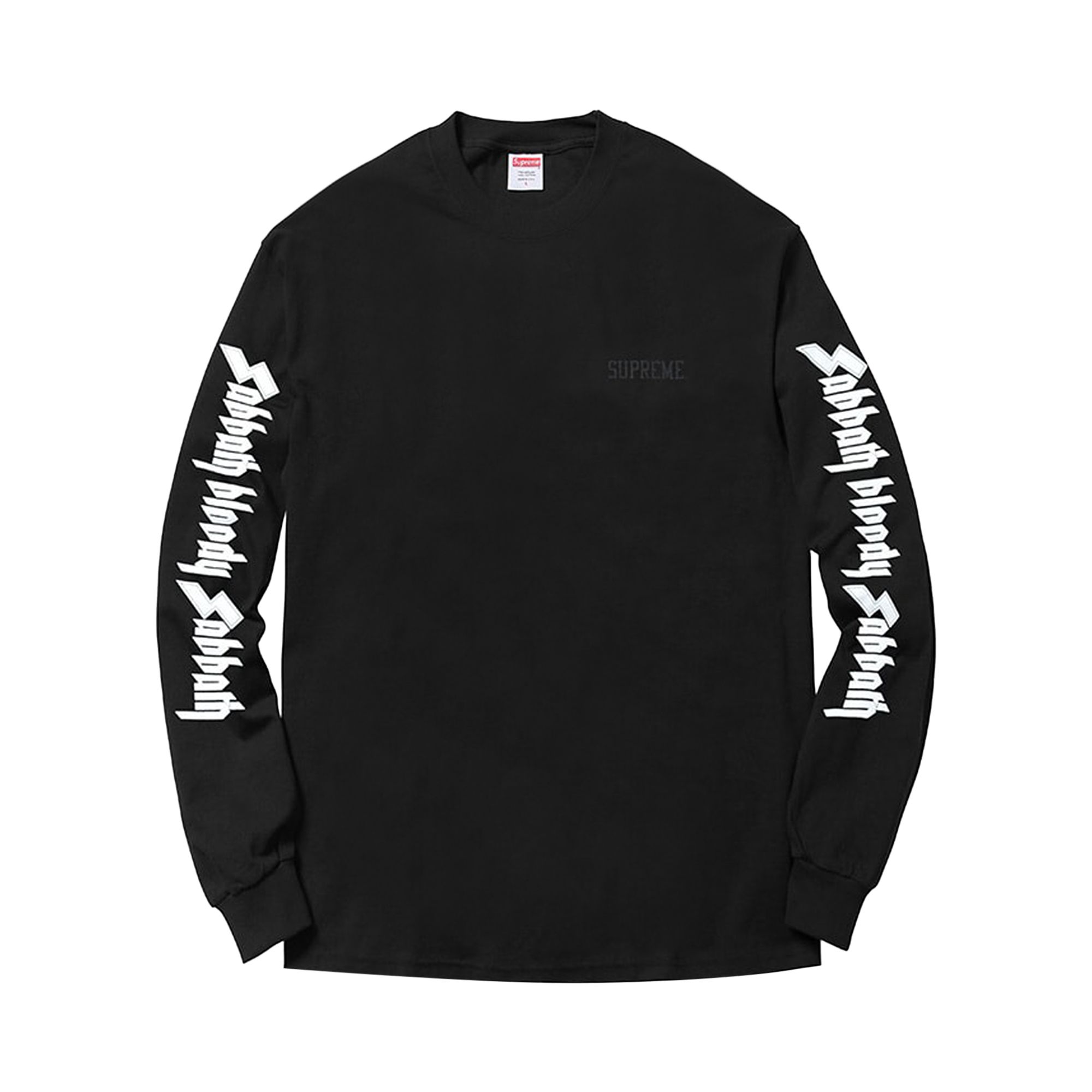 Pre-owned Supreme Black Sabbath Long-sleeve Tee 'black' | Men's Size Xl
