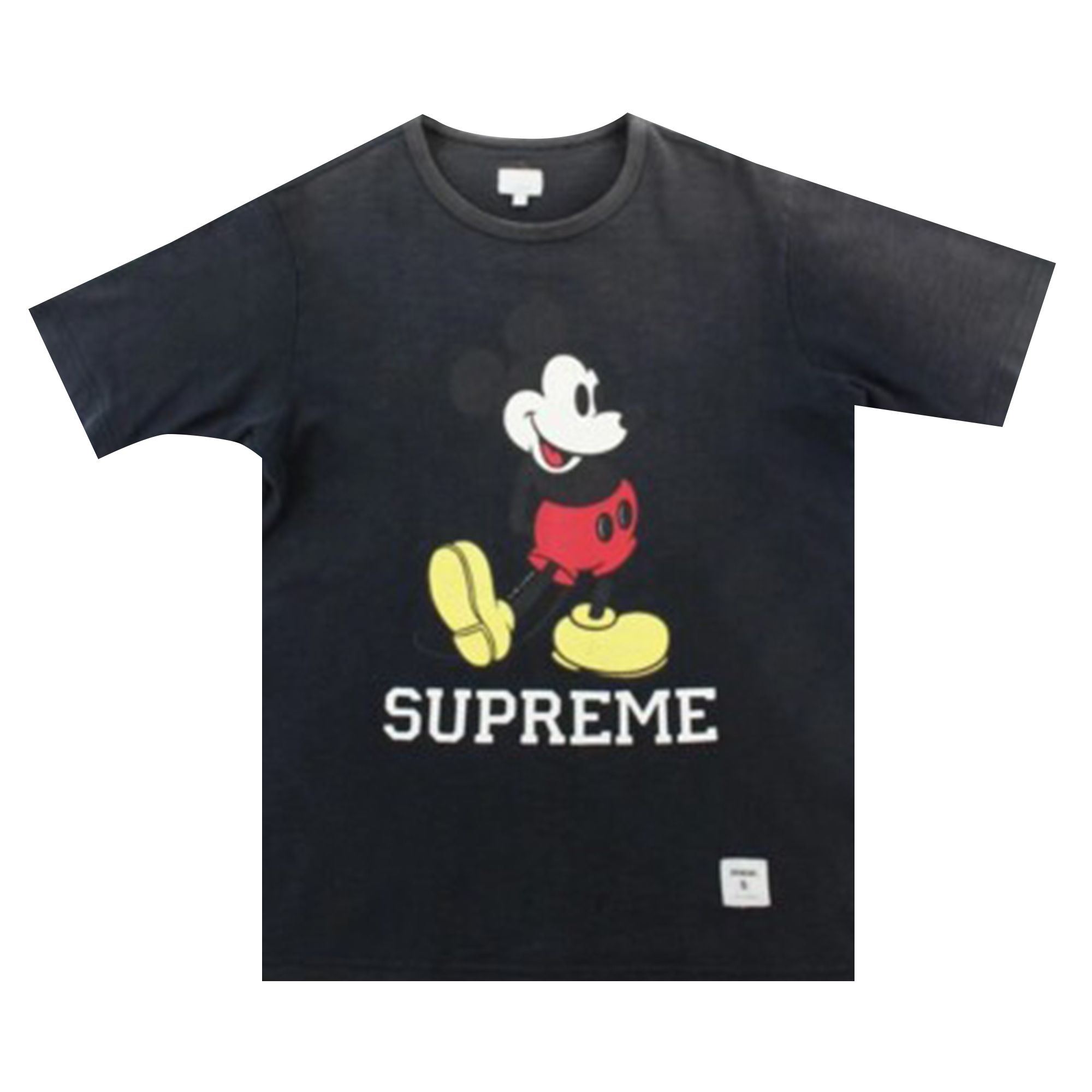 Pre-owned Supreme X Disney Mickey Tee 'black' | Men's Size S