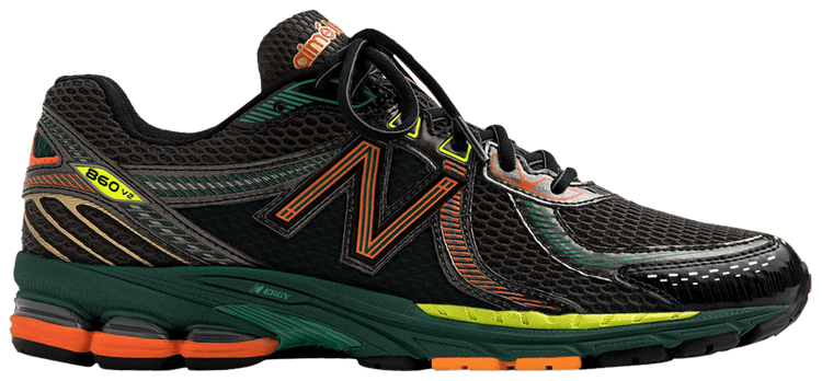 Aime Leon Dore x New Balance 860v2 Black Green Orange