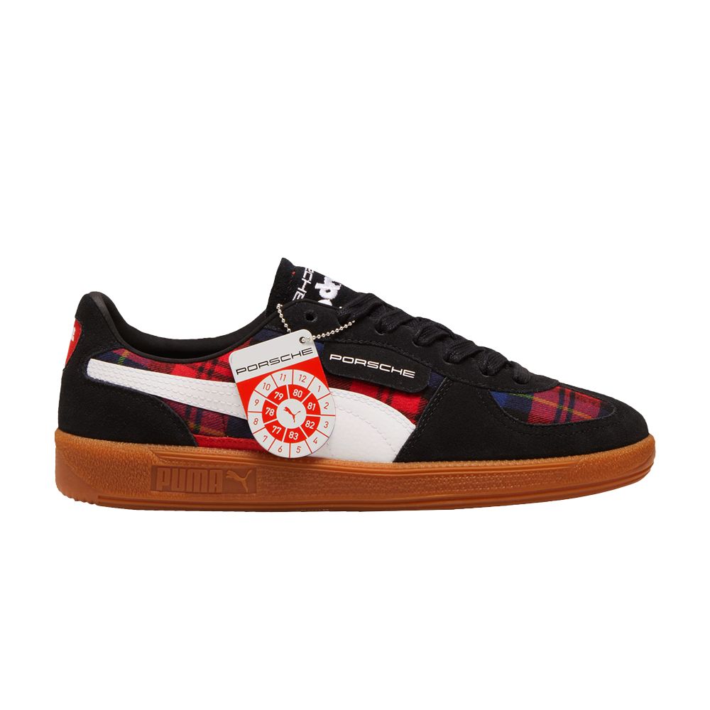 Puma Porsche Legacy x Palermo 'Tartan - Black Red' | Men's Size 9 - 308415-01
