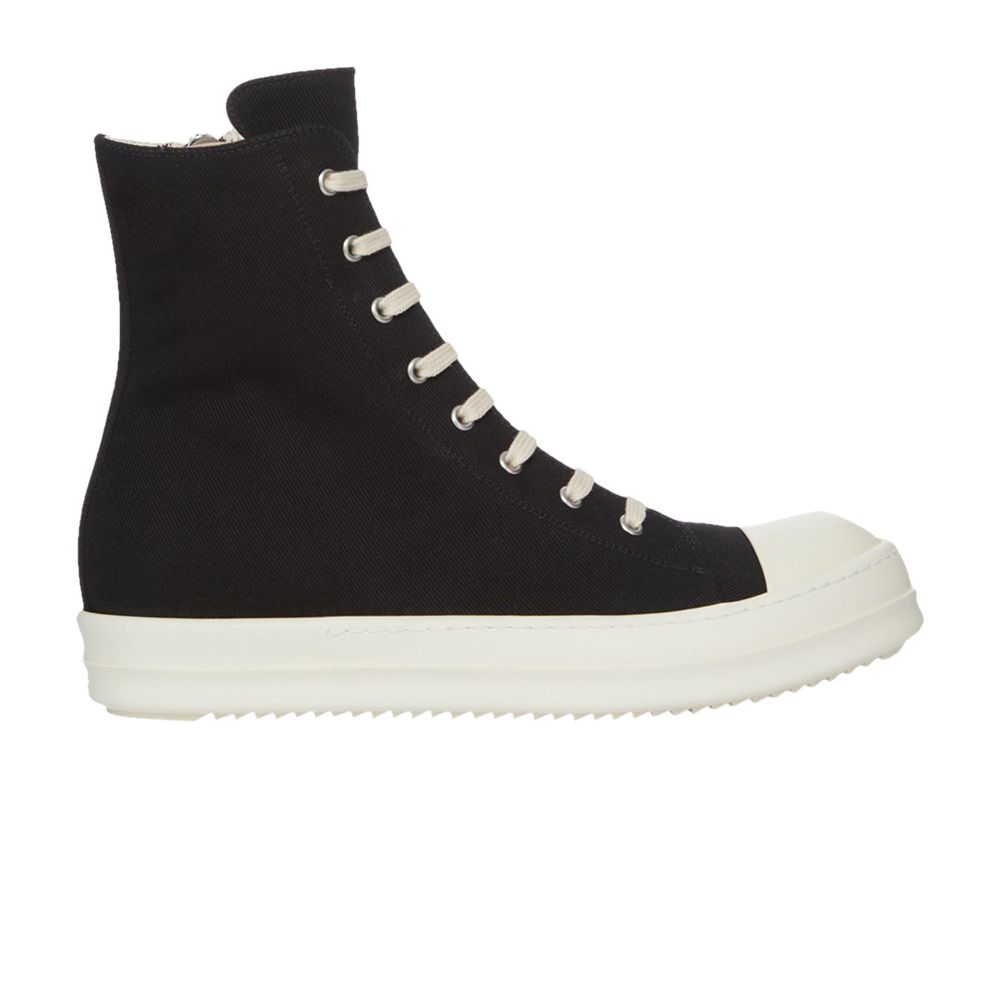 Pre-owned Rick Owens Concordians Drkshdw Overdyed Denim High 'black Milk' | Men's Size 45