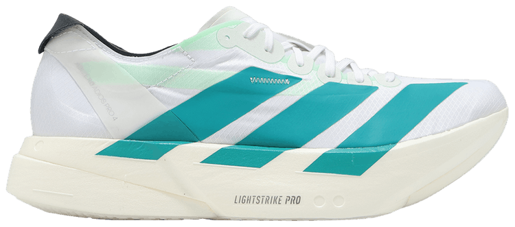 Adidas Adizero Adios Pro 4 White Pure Teal