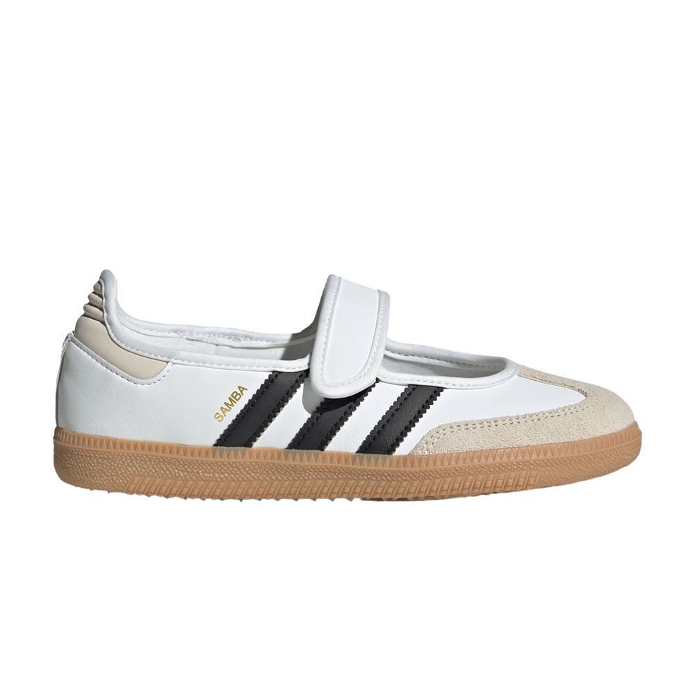 adidas Samba Jane J 'White Alumina Gum' | Kid's Size 4.5 - JR7436