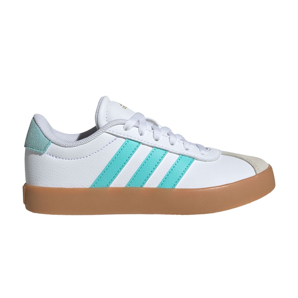 adidas VL Court 3.0 K 'White Flash Aqua' | Kid's Size 6 - JS2596