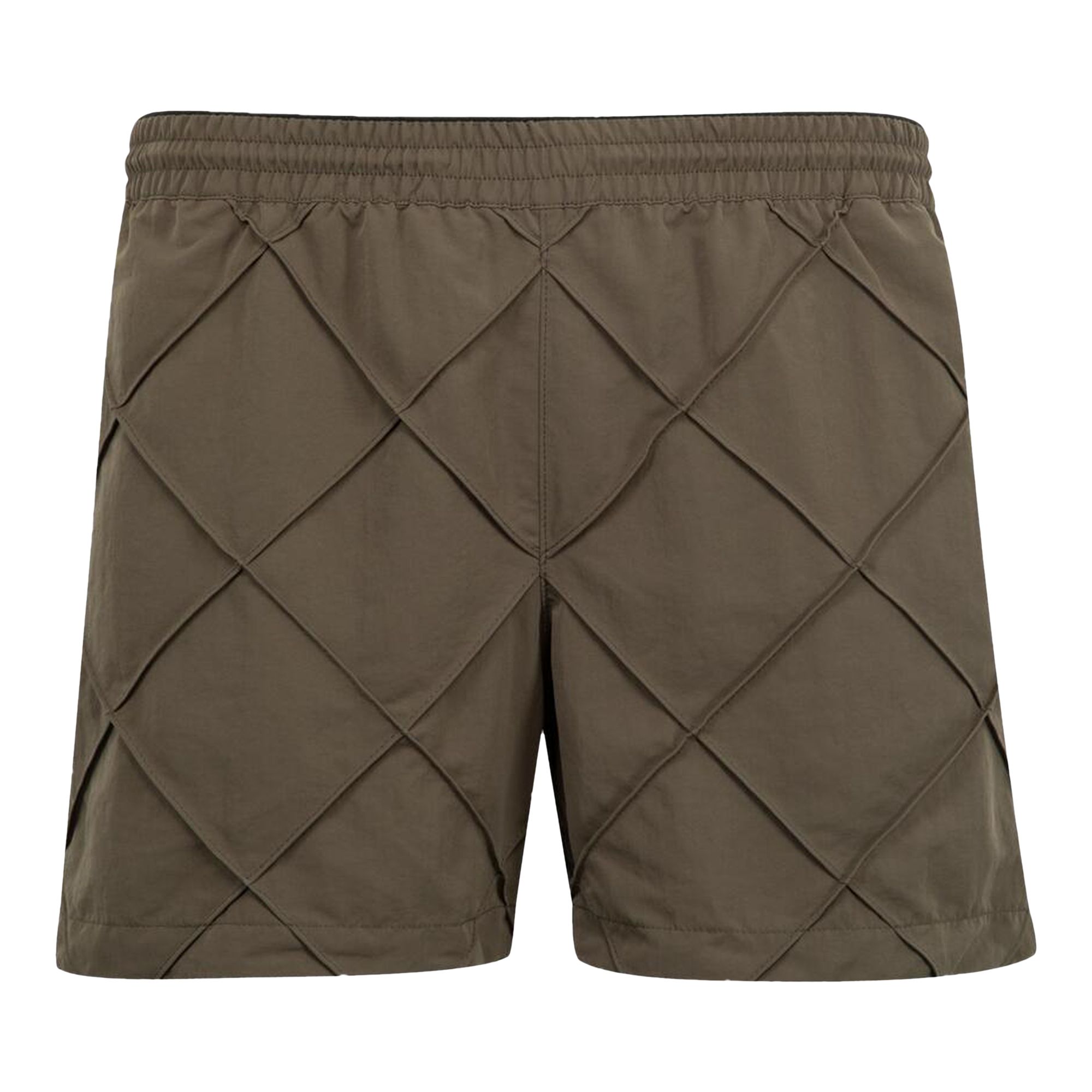 Pre-owned Bottega Veneta Intrecciato Swim Shorts 'camo' | Green | Men's Size S