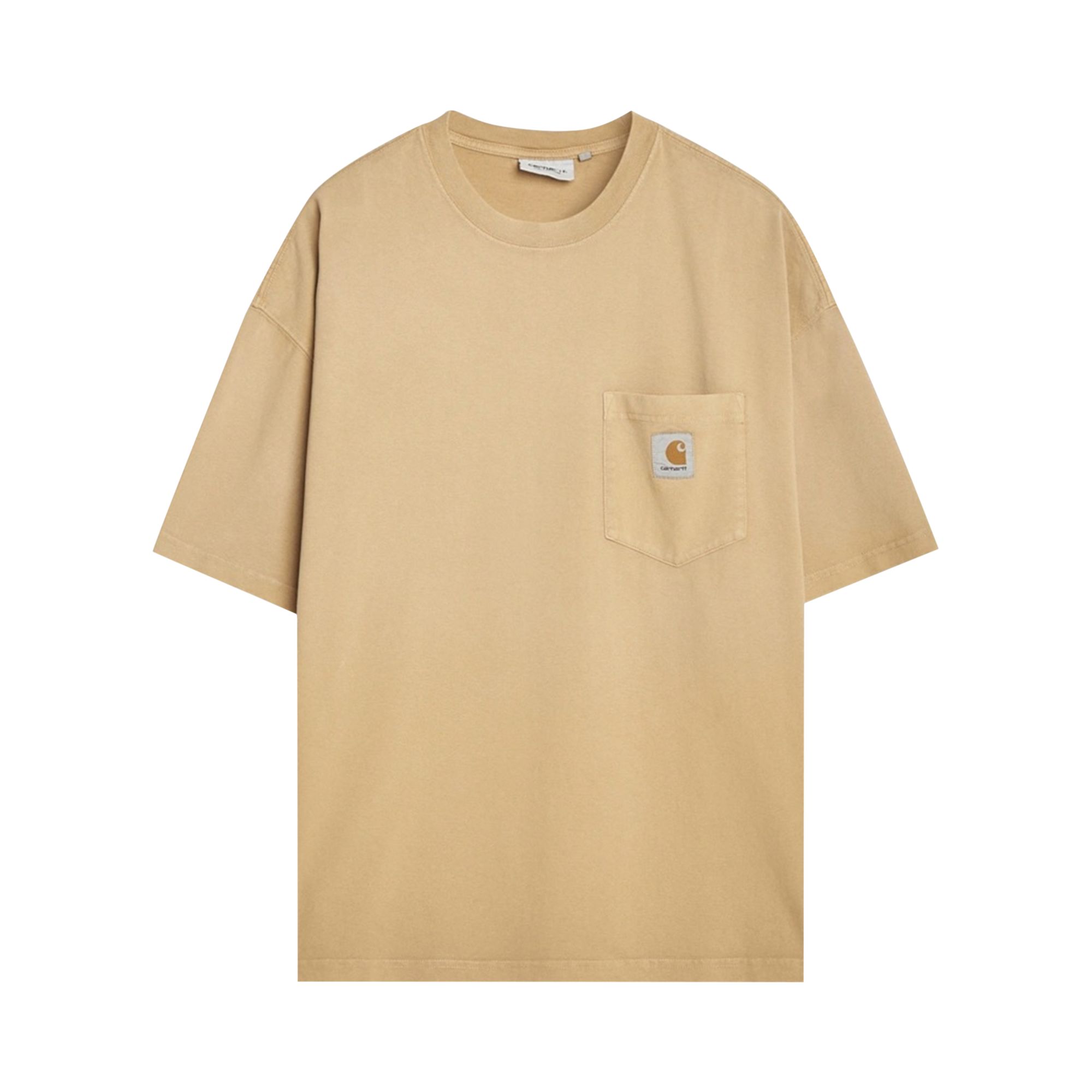 Pre-owned Carhartt Wip Short-sleeve Hudson Pocket T-shirt 'dusty Hamilton Brown' | Men's Size Xl
