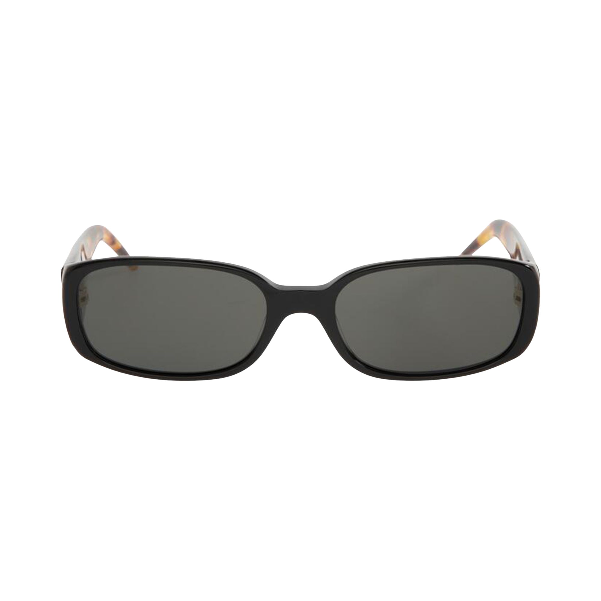 Pre-owned Casablanca Oval Stripe Sunglasses 'black/tort' | Men's Size Onesize