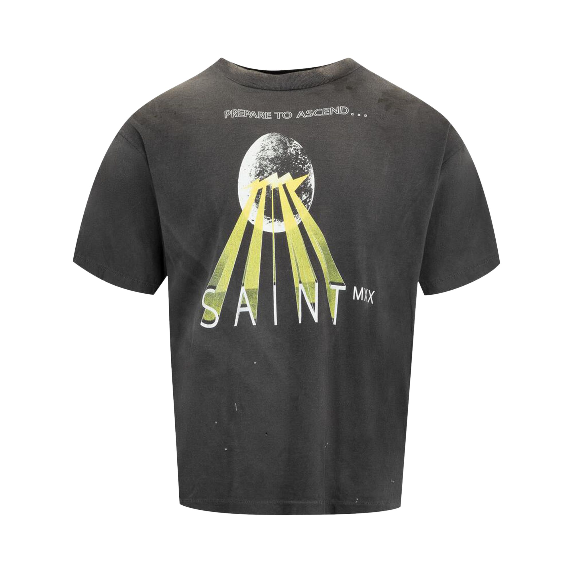Pre-owned Saint Mxxxxxx Egg Tee 'black' | Men's Size Xl
