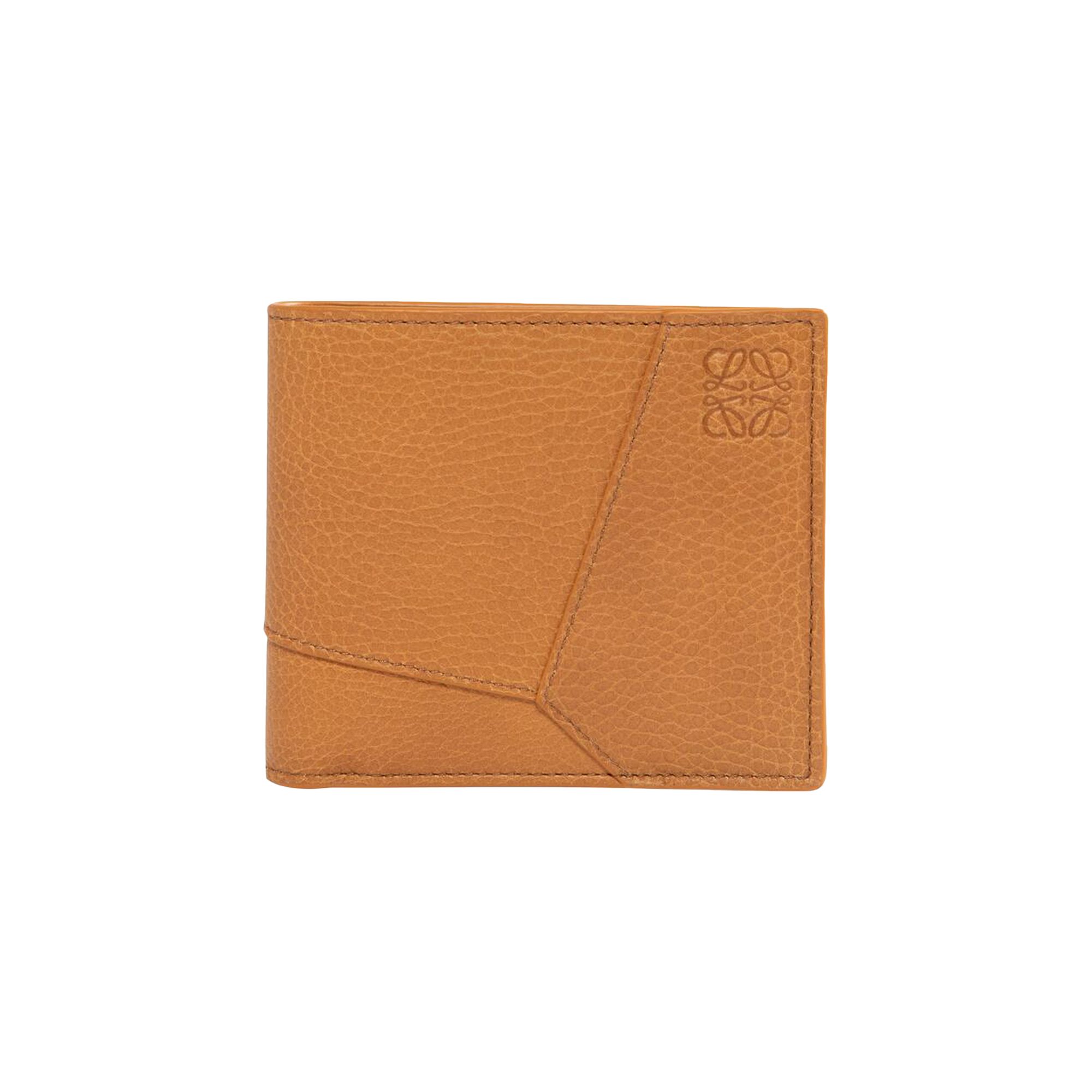 Pre-owned Loewe Puzzle Edge Bifold Wallet 'light Canyon Brown' | Men's Size Onesize