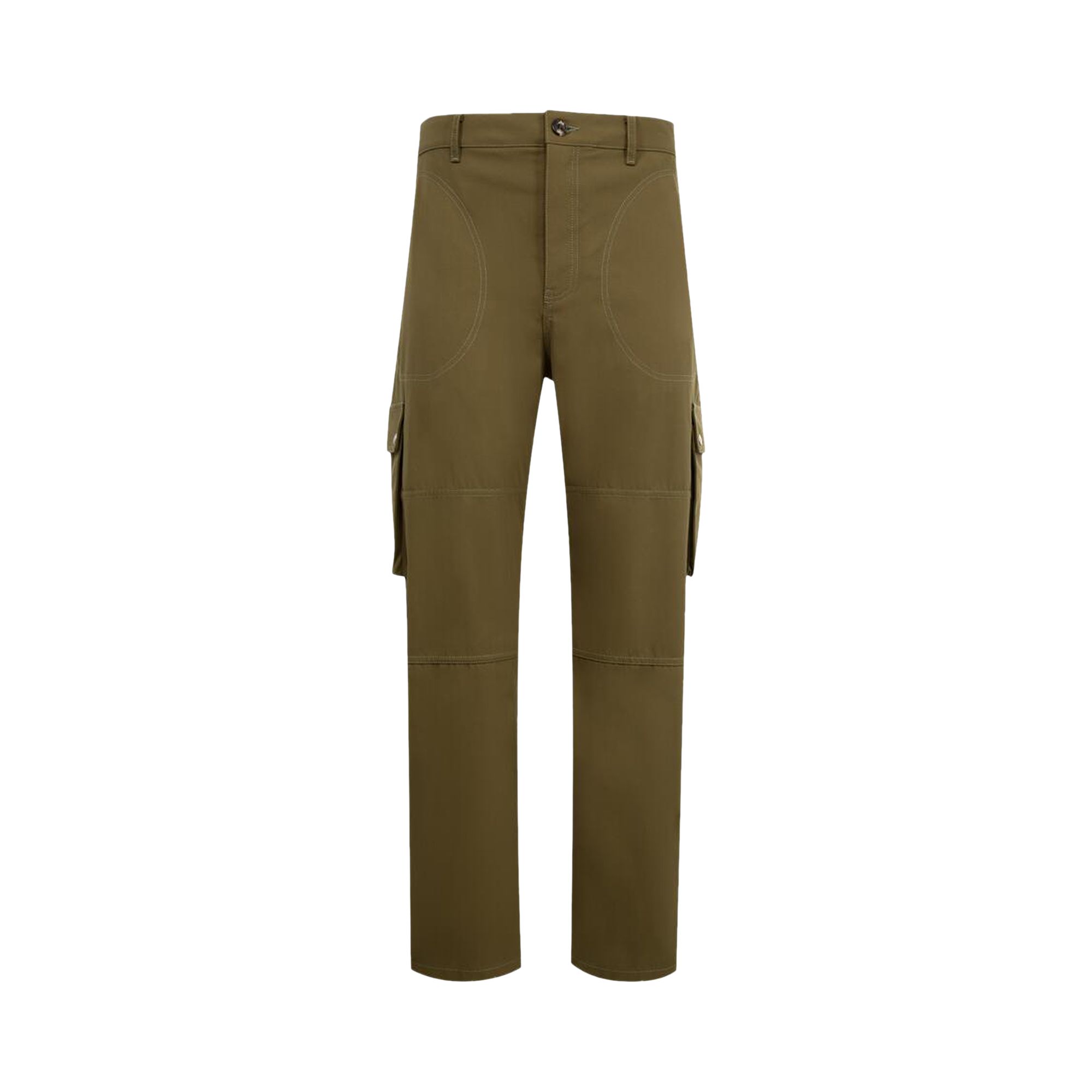 Pre-owned Loewe Cargo Trousers 'khaki Green' | Men's Size 50