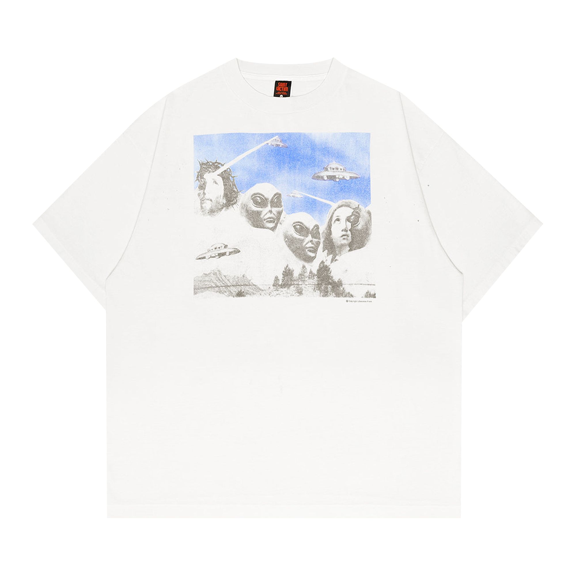 Pre-owned Saint Mxxxxxx Kiki Tee 'white' | Men's Size L