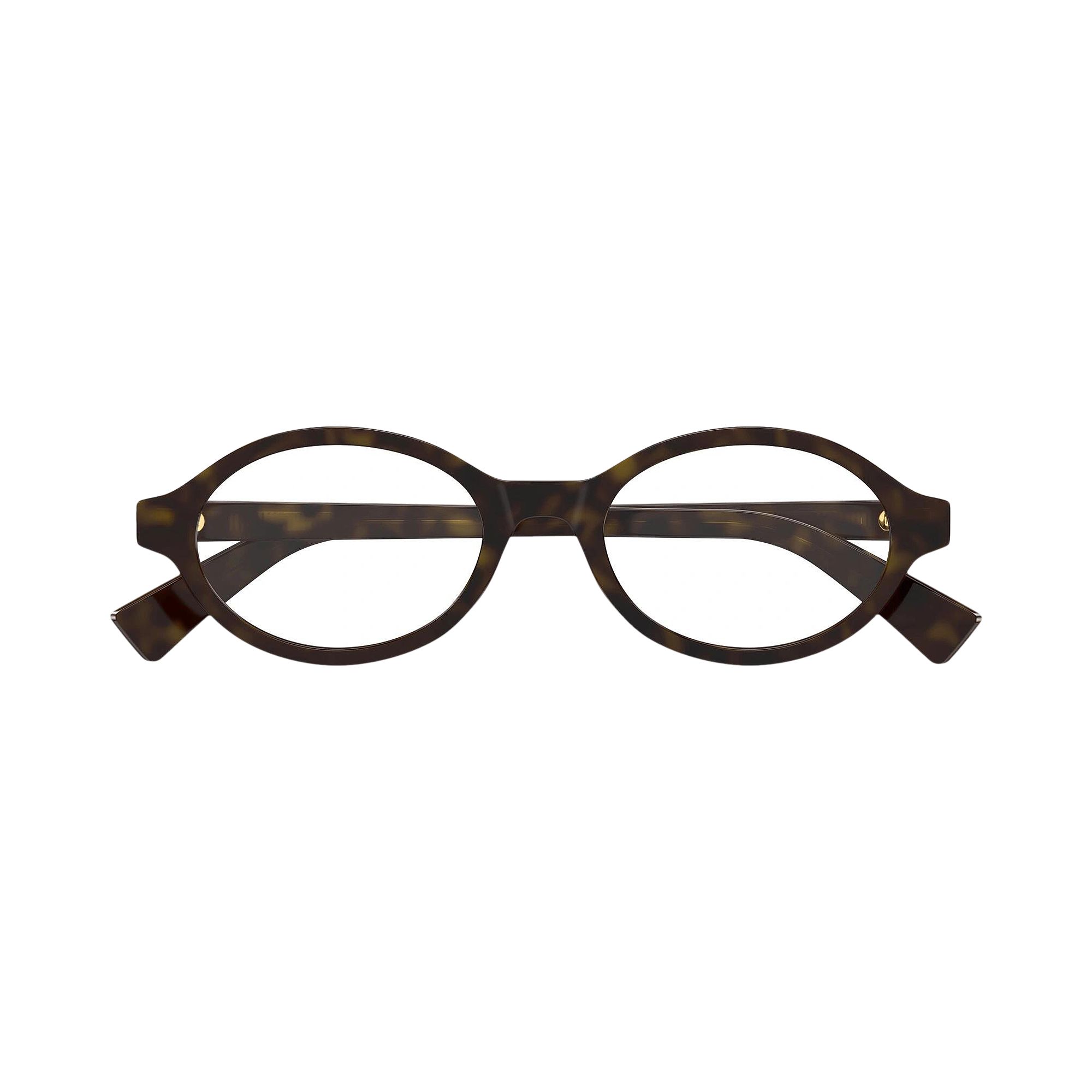 Pre-owned Bottega Veneta Oval Glasses 'havana' | Brown | Women's Size Onesize