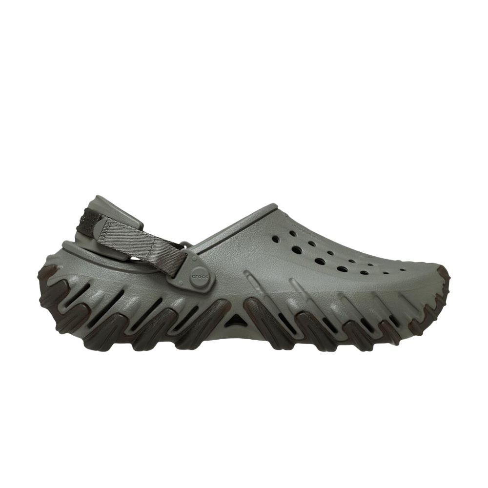 Pre-owned Crocs Echo Ro Clog 'gum - Galactic Grey' | Men's Size 4 In Gray