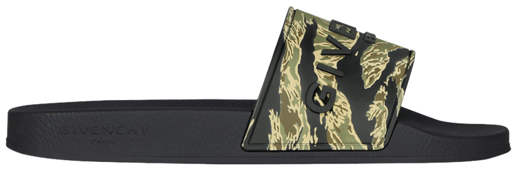 Givenchy Flat Slide Tiger Camo