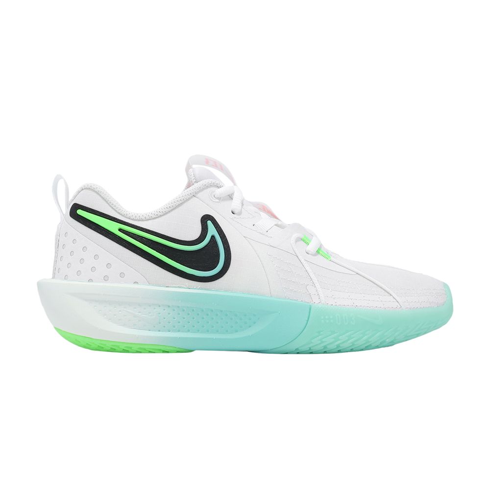 Nike GT Cut 3 GS 'Bleached Turquoise' | White | Kid's Size 3.5 - FD7033-106