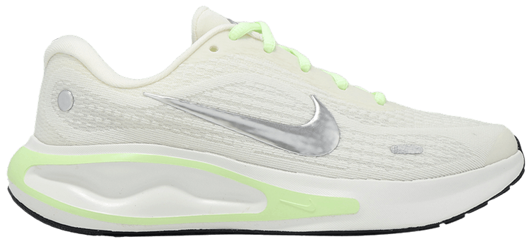 Nike Wmns Journey Run Sail Metallic Silver Green