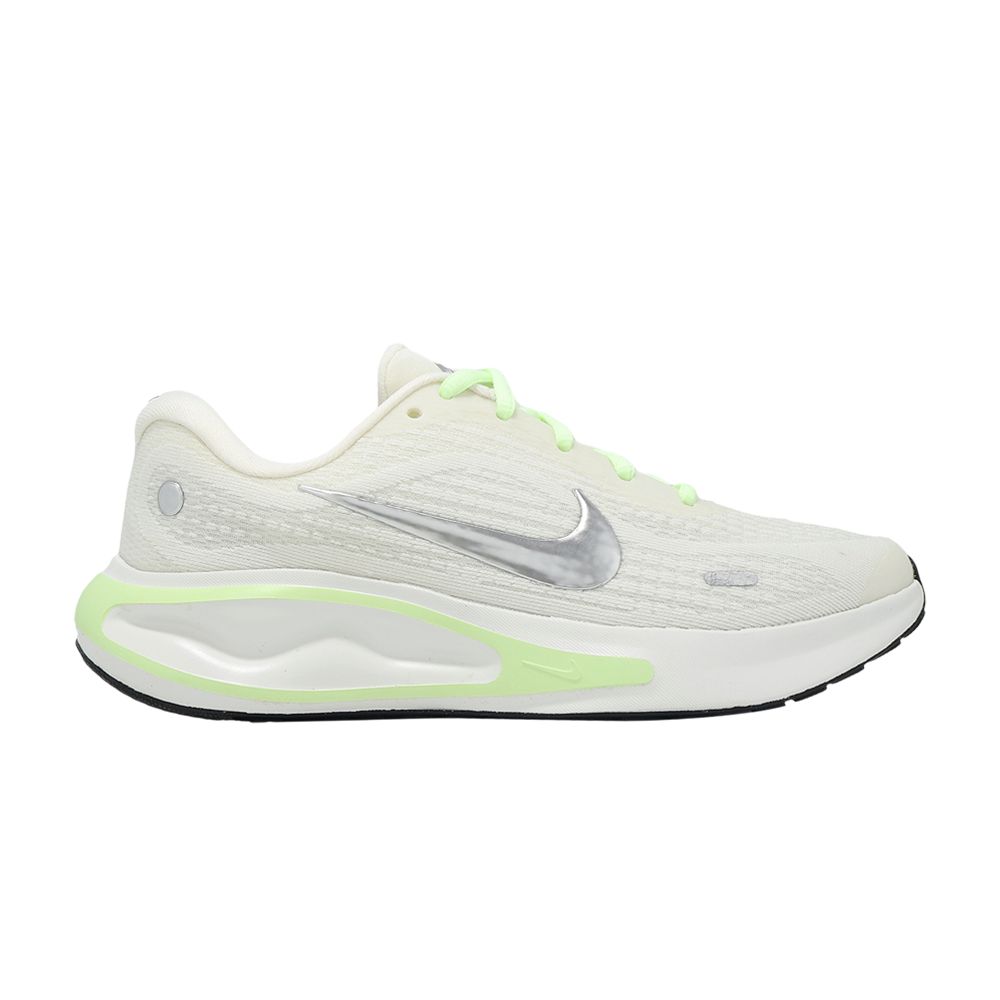 Nike Wmns Journey Run 'Sail Metallic Silver Green' | Cream | Women's Size 5 - FJ7765-115