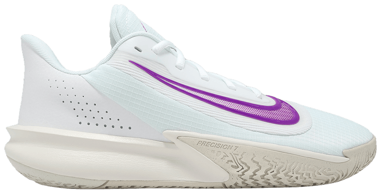 Nike Precision 7 White Vivid Purple