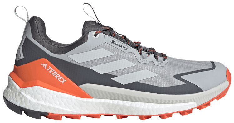 adidas Terrex Free Hiker 20 Low GORE TEX Grey Orange