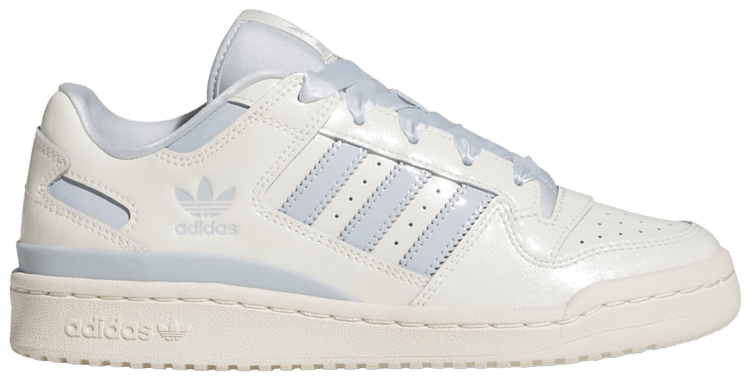 Adidas Wmns Forum Low CL Off White Halo Blue Patent