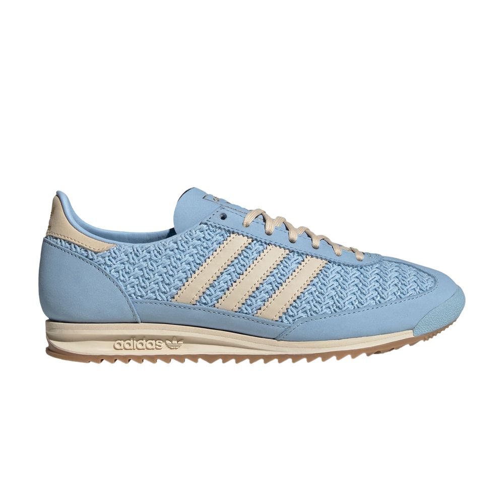 Pre-owned Adidas Originals Adidas Wmns Sl72 Og 'crochet Pack - Clear Sky' | Blue | Women's Size 6.5
