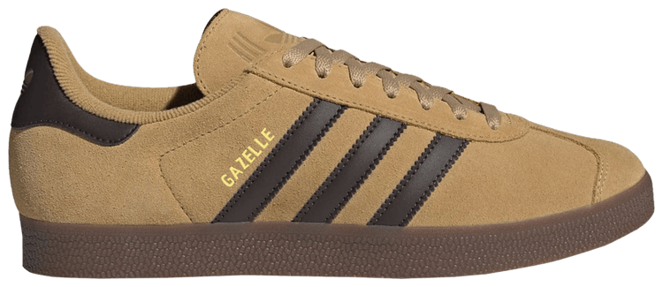 Adidas Gazelle Golden Beige Dark Brown