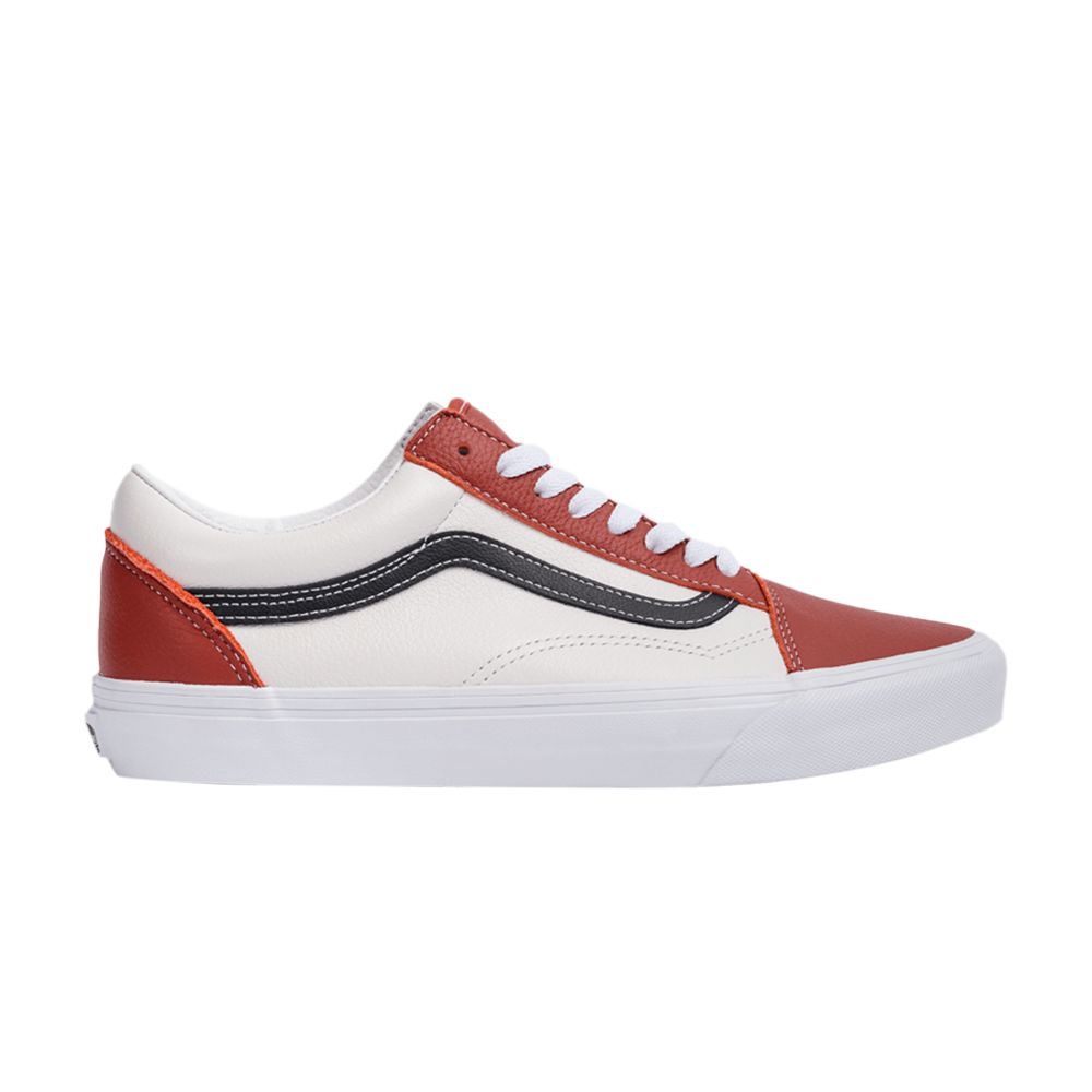 Vans Old Skool 'White Sport Red Black' | Men's Size 8 - VN000D5NREB