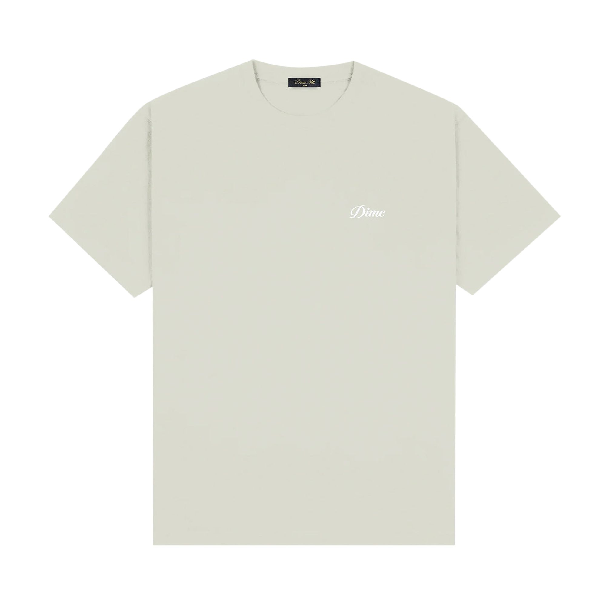 Pre-owned Dime Cursive Small Logo T-shirt 'charcoal Moss' | Green | Men's Size S